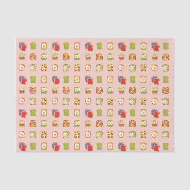 Brunch Toast Tissue Paper (Front)
