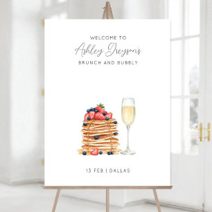 Brunch Welcome Sign Template Bridal Brunch Welcome