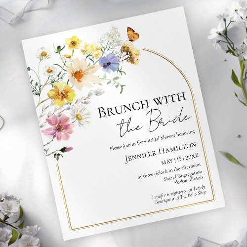 Brunch with the Bride Bridal Shower Invitation