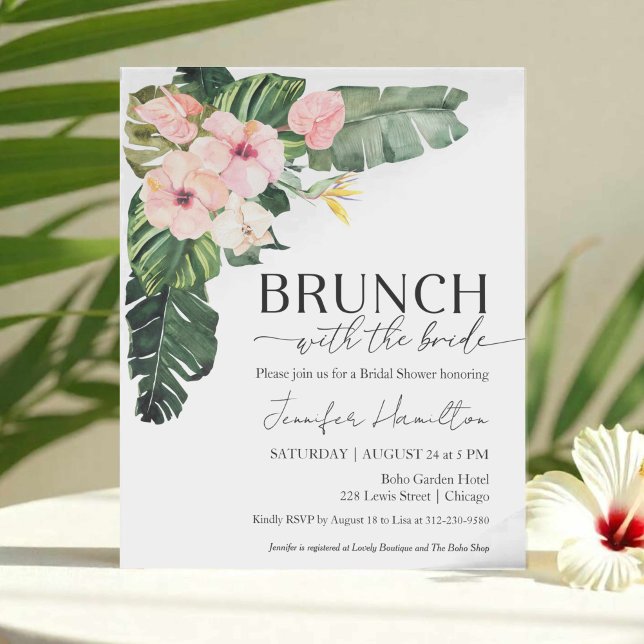 Brunch with the Bride Bridal Shower Invitation (Creator Uploaded)