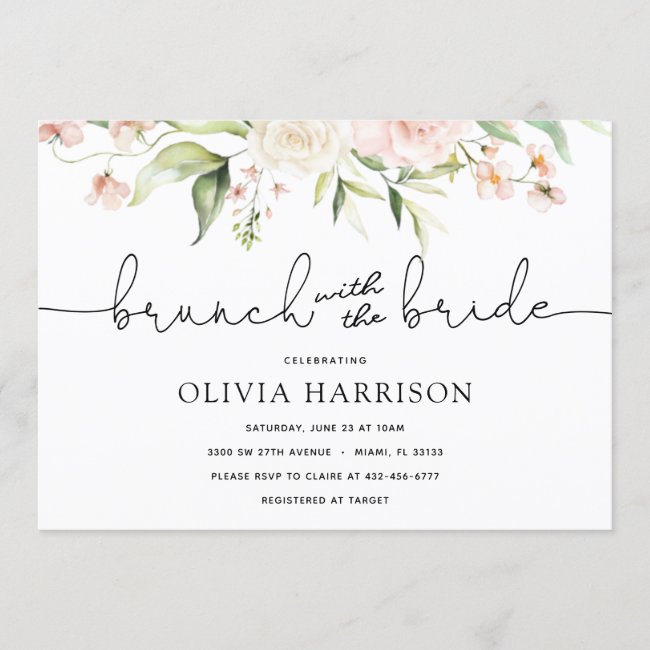 Brunch with the Bride Shower Invitation