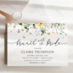 Brunch with the Bride Wildflower Shower Invitation<br><div class="desc">This Brunch with the Bride Bridal Shower invitation is perfect to celebrate the bride to be or a bride that has already eloped. Customize with your information for the bride to be.</div>