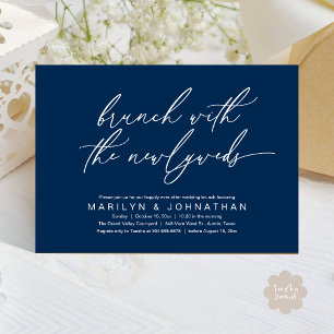 Brunch With The Newlyweds, Post Wedding Celebrate Invitation