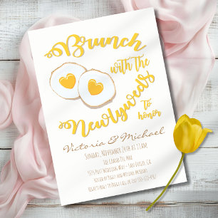 Brunch with the newlyweds Post Wedding Invitation