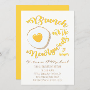 Brunch with the newlyweds Post Wedding Invitation