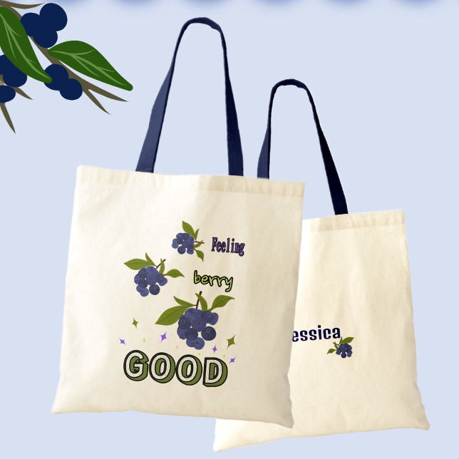 Brunches of blueberries  tote bag (Creator Uploaded)