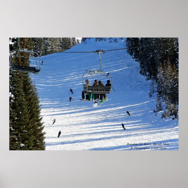 Brundage Ski Resort, McCall, Idaho Poster (Front)