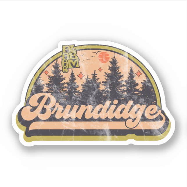Brundidge, Alabama Sticker (Front)
