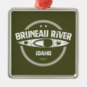 Bruneau River Idaho Kayaking Metal Ornament
