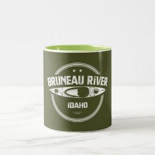 Bruneau River Idaho Kayaking Two-Tone Coffee Mug