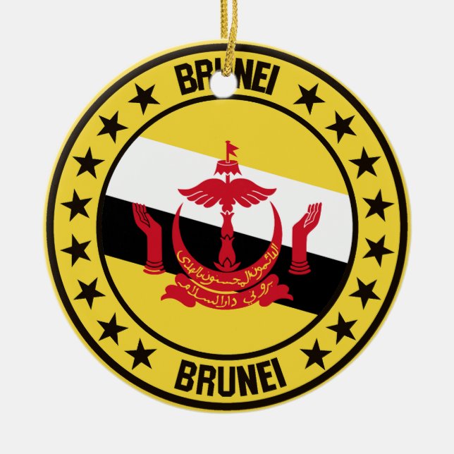 Brunei                                             ceramic ornament (Front)