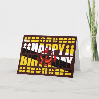 Brunei Flag Birthday Card