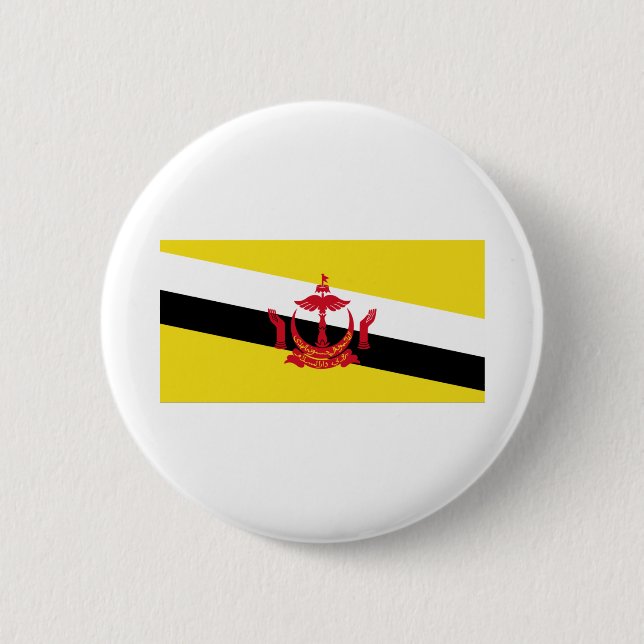 Brunei Flag Button (Front)