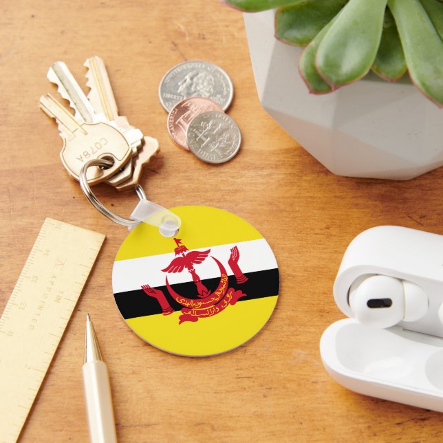 Brunei flag keychain (Desk)