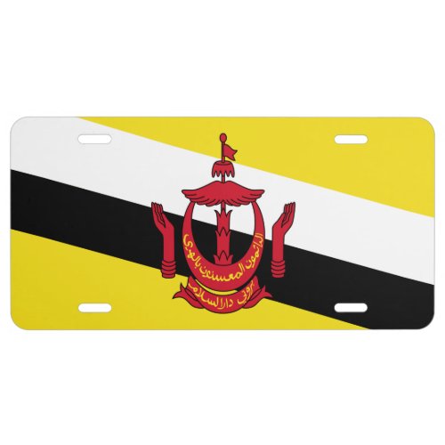 Brunei Flag License Plate