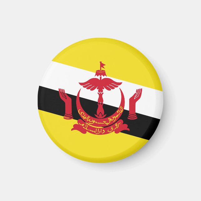 Brunei flag magnet (Front)