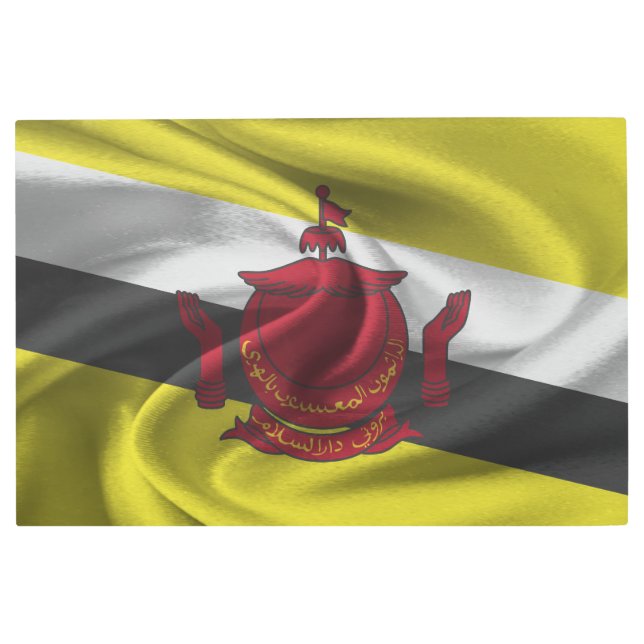 Brunei Flag Metal Print (Front)