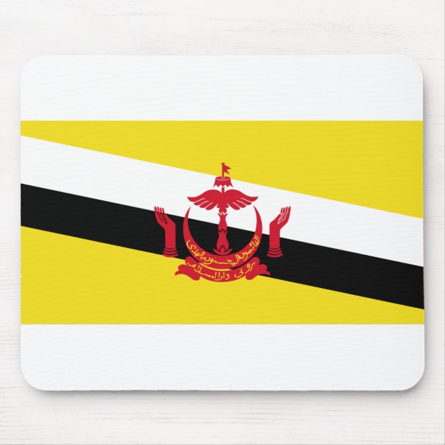 Brunei Flag Mouse Pad (Front)