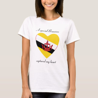 Brunei Flag Sweetheart T-Shirt