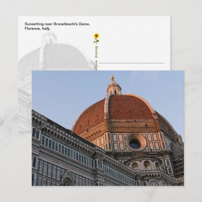Brunelleschi's Dome, Florence, Italy -  Postcard (Front/Back)