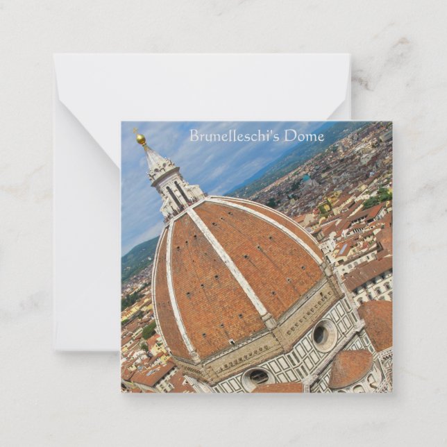 Brunelleschi's Dome Note Card (Front)
