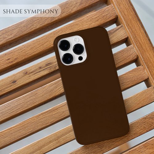 Brunette Brown 1 of Top 25 Solid Brown Shades For Case_Mate iPhone 14 Pro Max Case