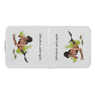 Brunette Mermaid With Starfish Pong Table