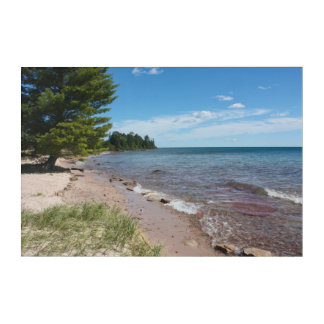 Brunette Park Shoreline — Lake Superior, Michigan Acrylic Print