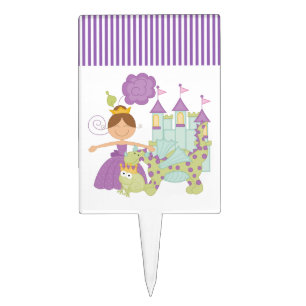 Brunette Princess Cake Topper