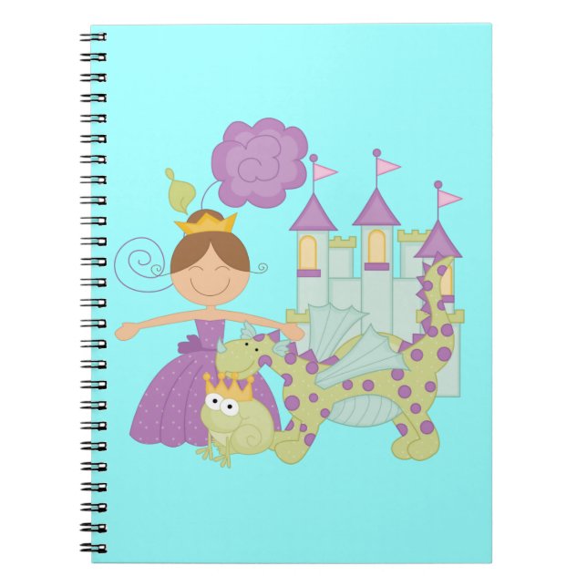 Brunette Princess Notebook (Front)