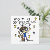 Brunette Rock Star (Standing Front)