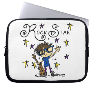 Brunette Rock Star Laptop Sleeve