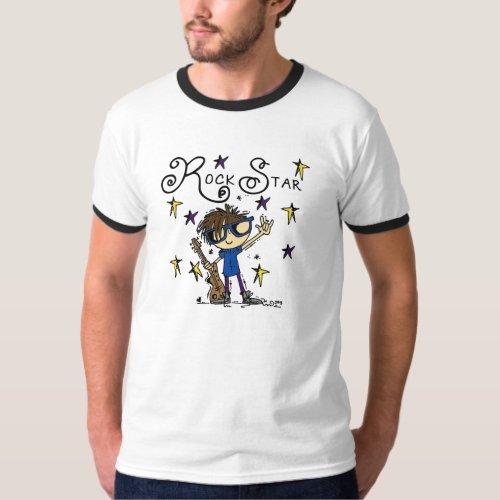 Brunette Rock Star T_Shirt