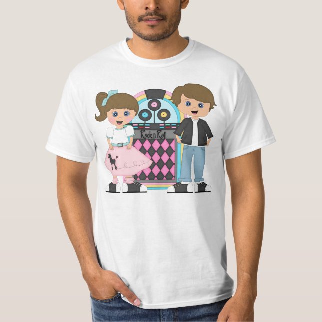 Brunette Sock Hop T-Shirt #2 (Front)
