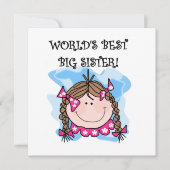 Brunette World's Best Big Sister Gifts (Front)