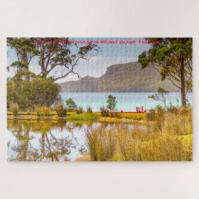 Bruney Island  Tasmania Jigsaw Puzzle (Horizontal)