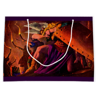 Brunhilde Weeps at Sigfried’s Funeral Pyre Large Gift Bag