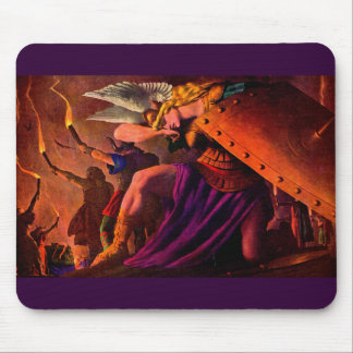 Brunhilde Weeps at Sigfried’s Funeral Pyre Mouse Pad