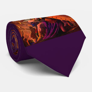 Brunhilde Weeps at Sigfried’s Funeral Pyre Neck Tie