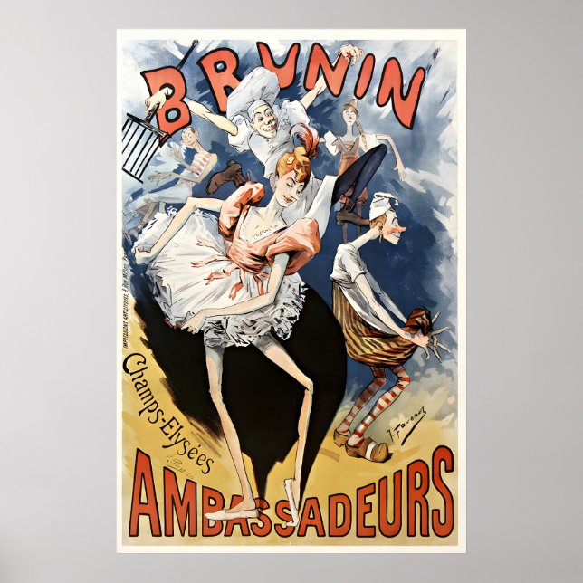 Brunin Ambassadeurs - Vintage Poster Prints (Front)