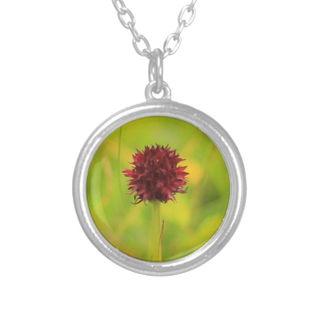 Brunkulla Swedish Orchid of Jämtland Necklace (Front)