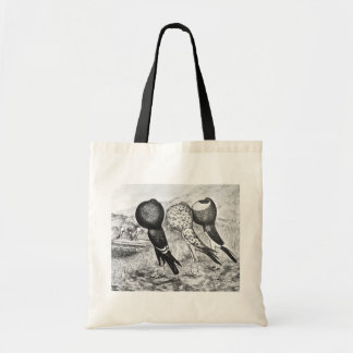Brunner Pouter Pigeons Tote Bag