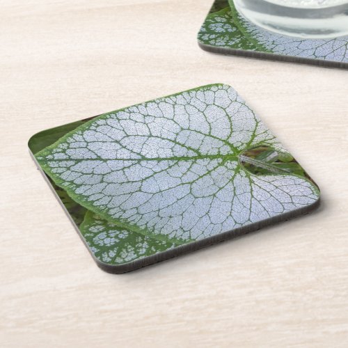 Brunnera Macrophyllum Plant Leaf Floral Beverage Coaster