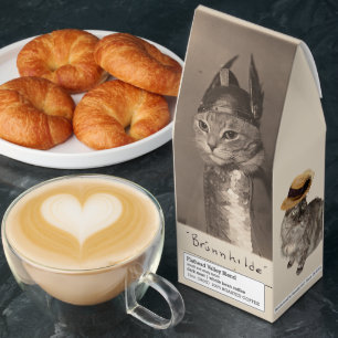 Brünnhilde + Editor Cat by RoseWrites Roasted Coffee