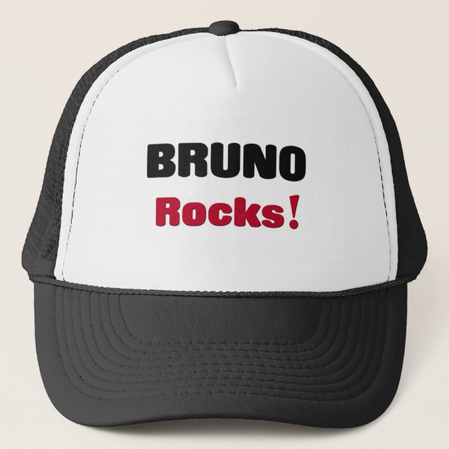 Bruno Rocks Trucker Hat (Front)