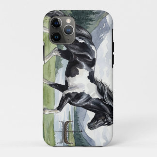 Brunskjottur Black pinto Icelandic iPhone 11 Pro Case