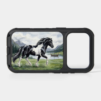 Brunskjottur Black pinto Icelandic iPhone 17 Pro Case