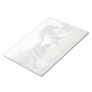 Brunskjottur Black pinto Icelandic watercolor Notepad