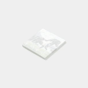 Brunskjottur Black pinto Icelandic watercolor Post-it Notes