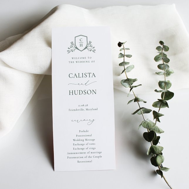 BRUNSWICK CREST Wedding Program (Creator Uploaded)